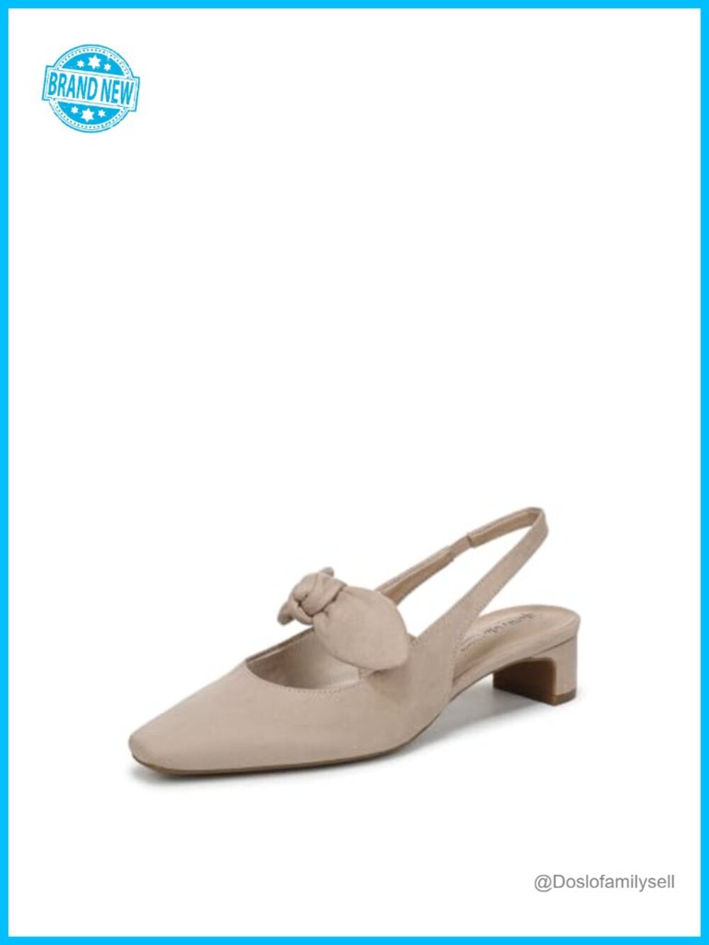 LifeStride Slingback Pumps Low Block Heel Comfort Dress Shoes